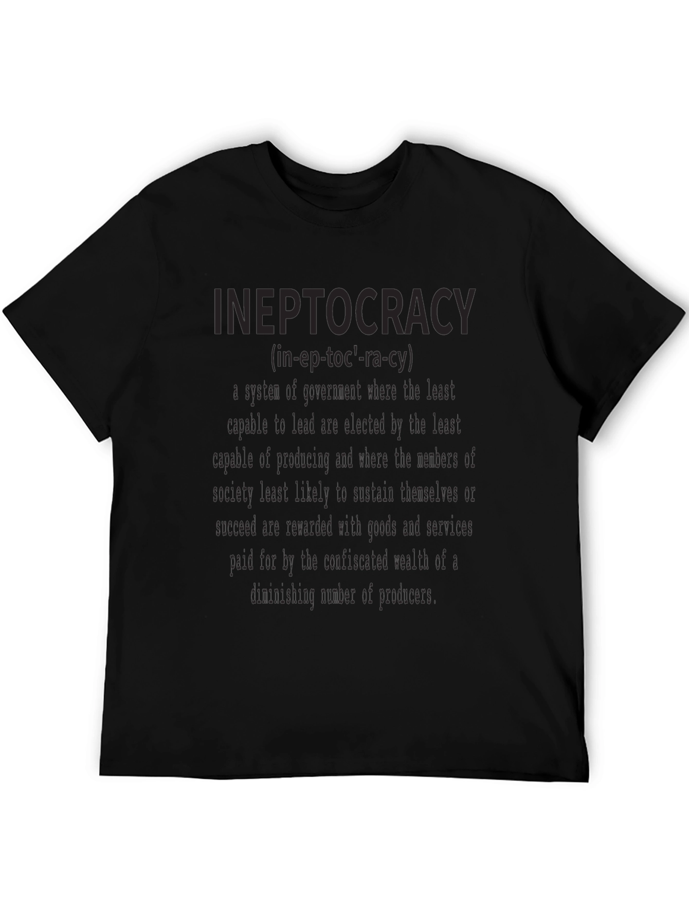 Ineptocracy Definition Graphic T-Shirt