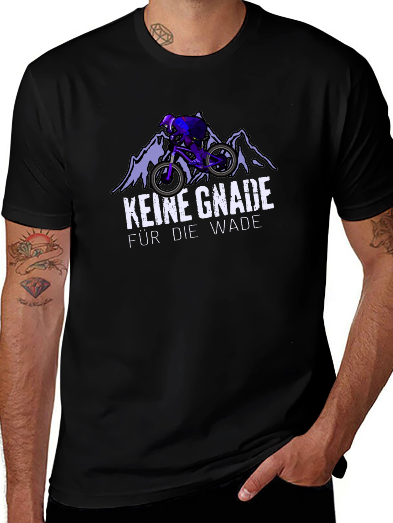 Keine Gnade T-Shirt Mountain Bike Design