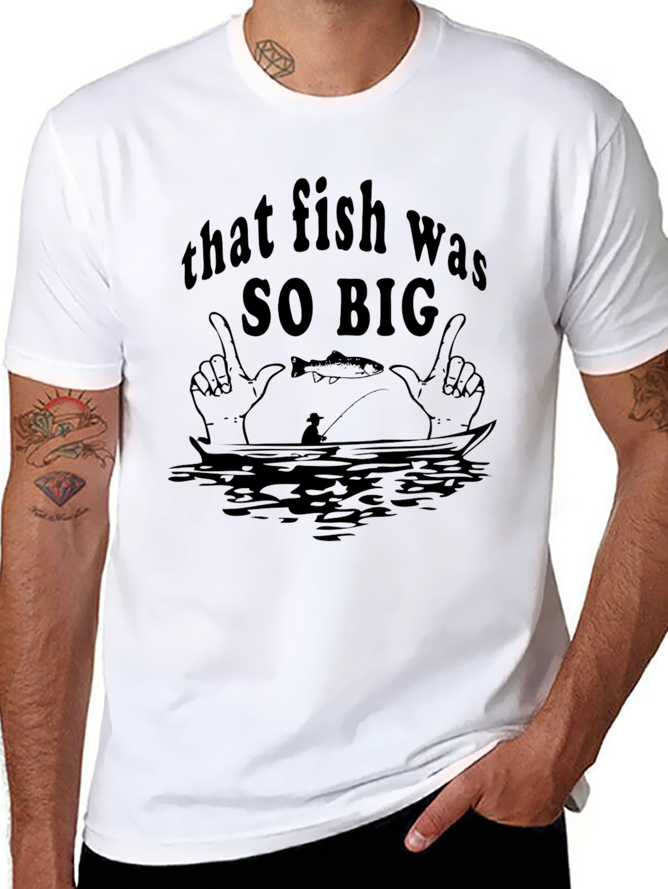 That Fish Was SO BIG Graphic Tee