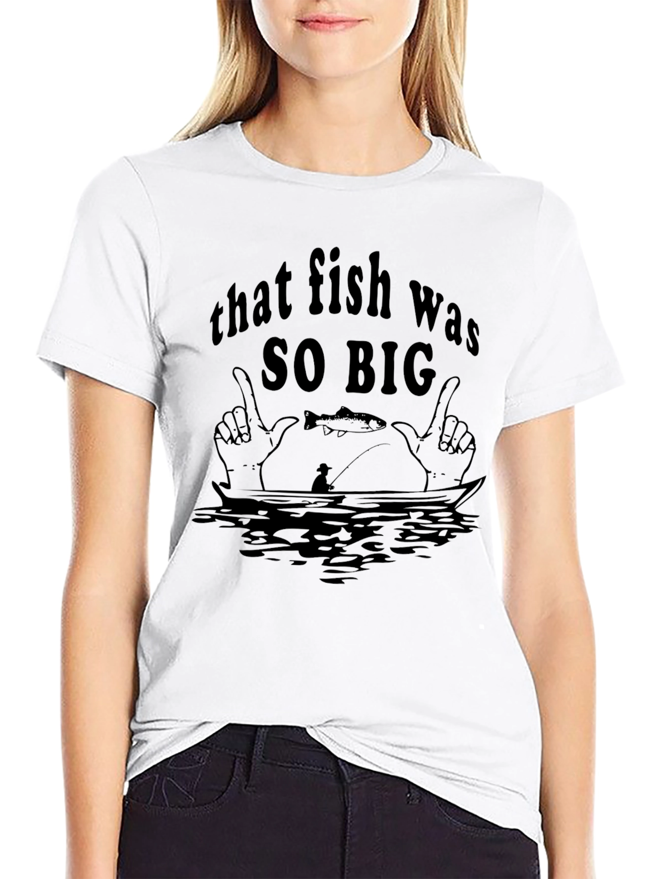 That Fish Was SO BIG Graphic Tee