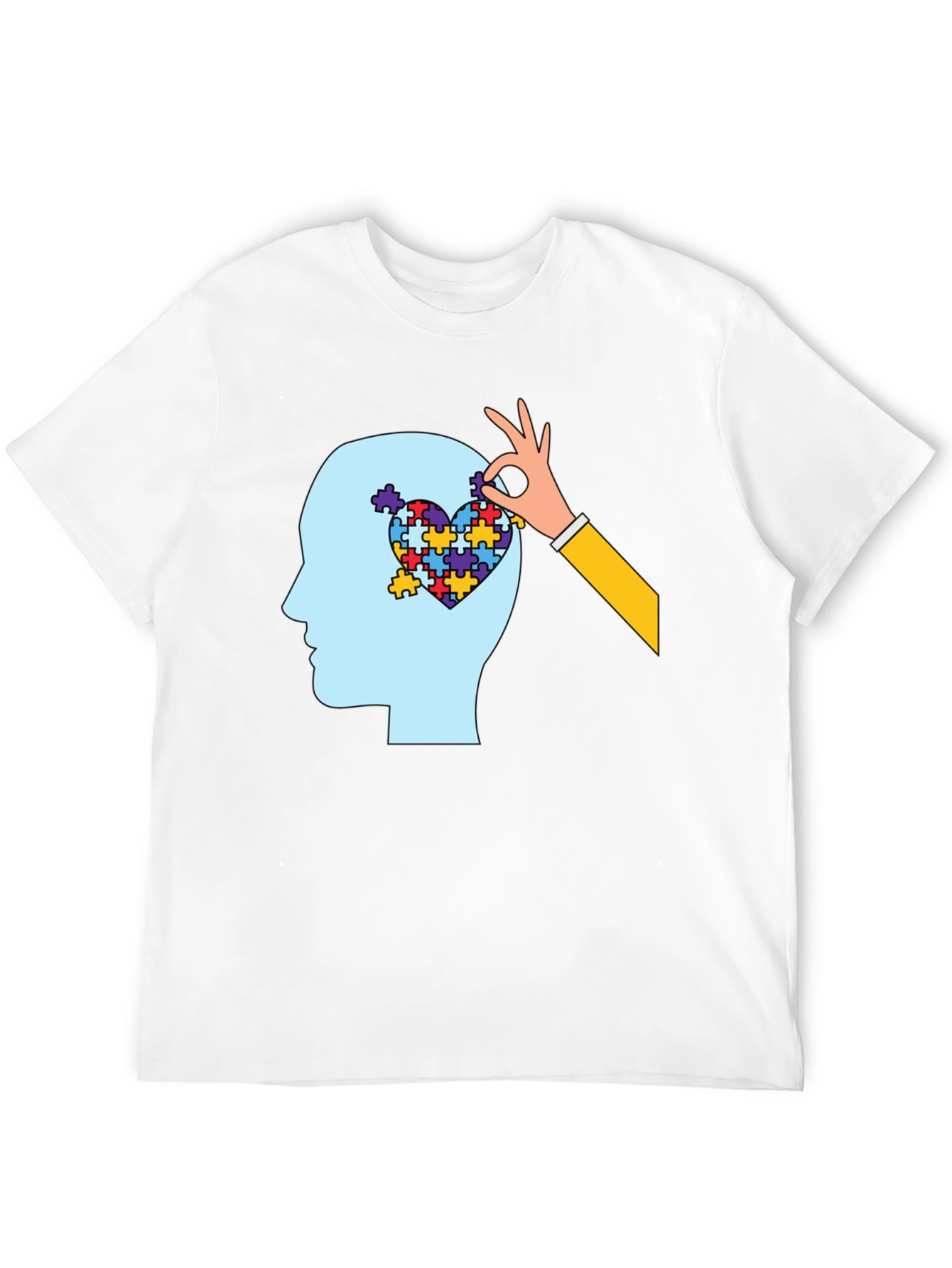 Autism Awareness Puzzle Heart Mind T-Shirt