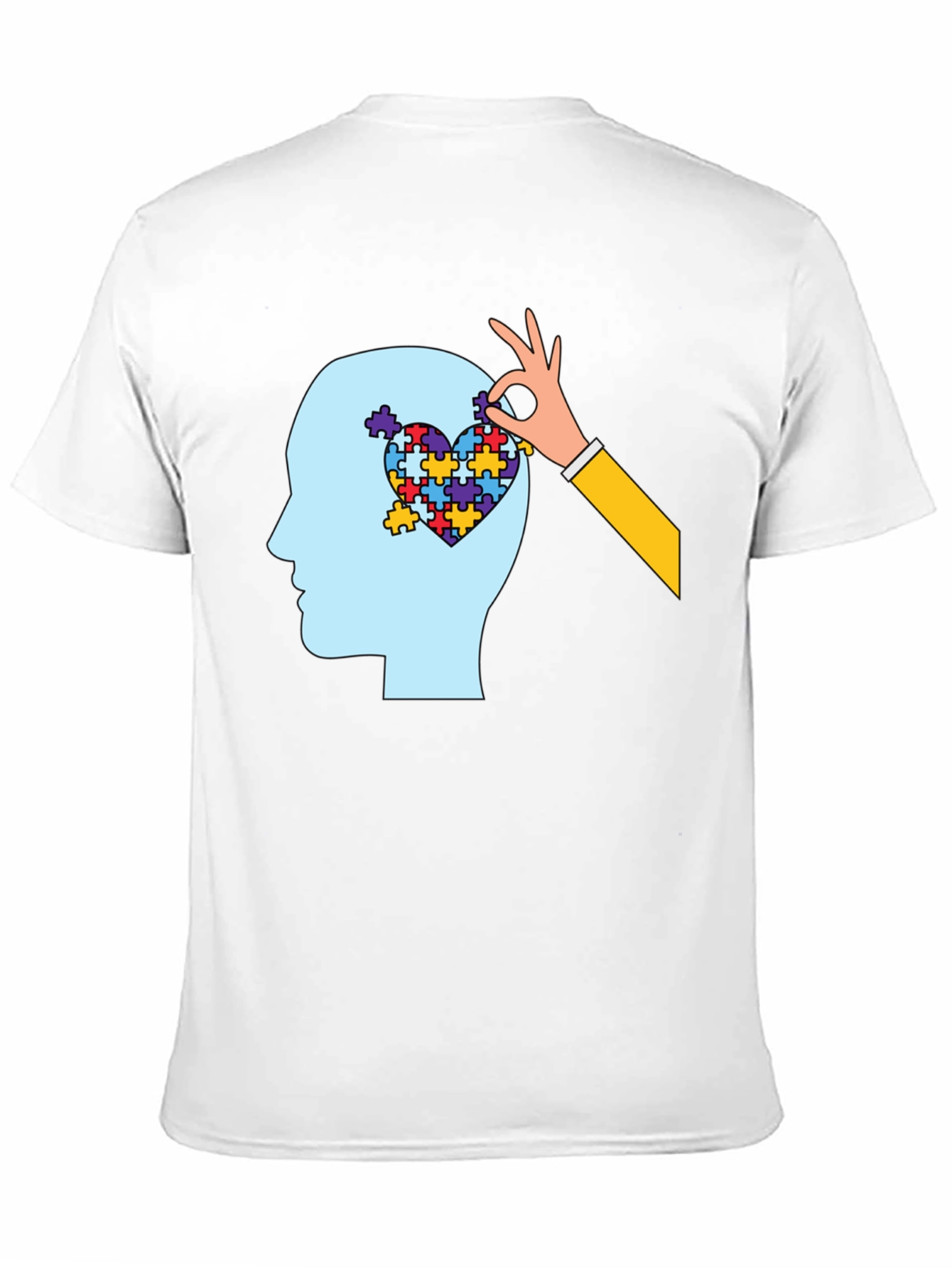 Autism Awareness Puzzle Heart Mind T-Shirt