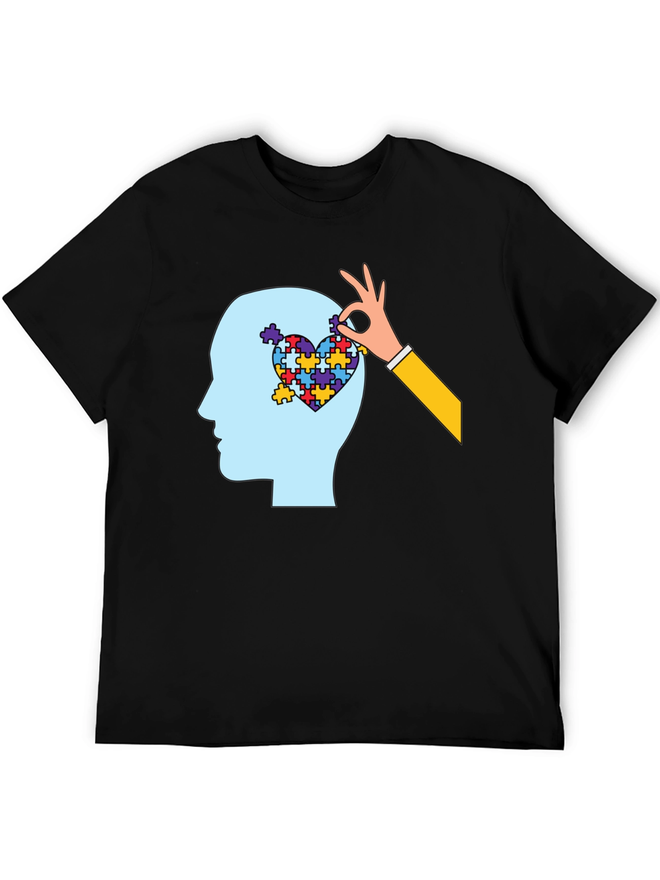 Autism Awareness Puzzle Heart Mind T-Shirt