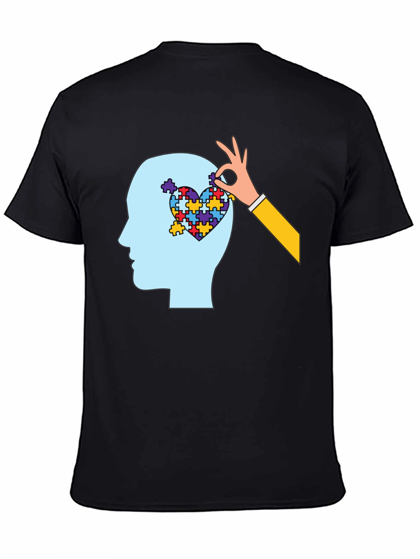 Autism Awareness Puzzle Heart Mind T-Shirt