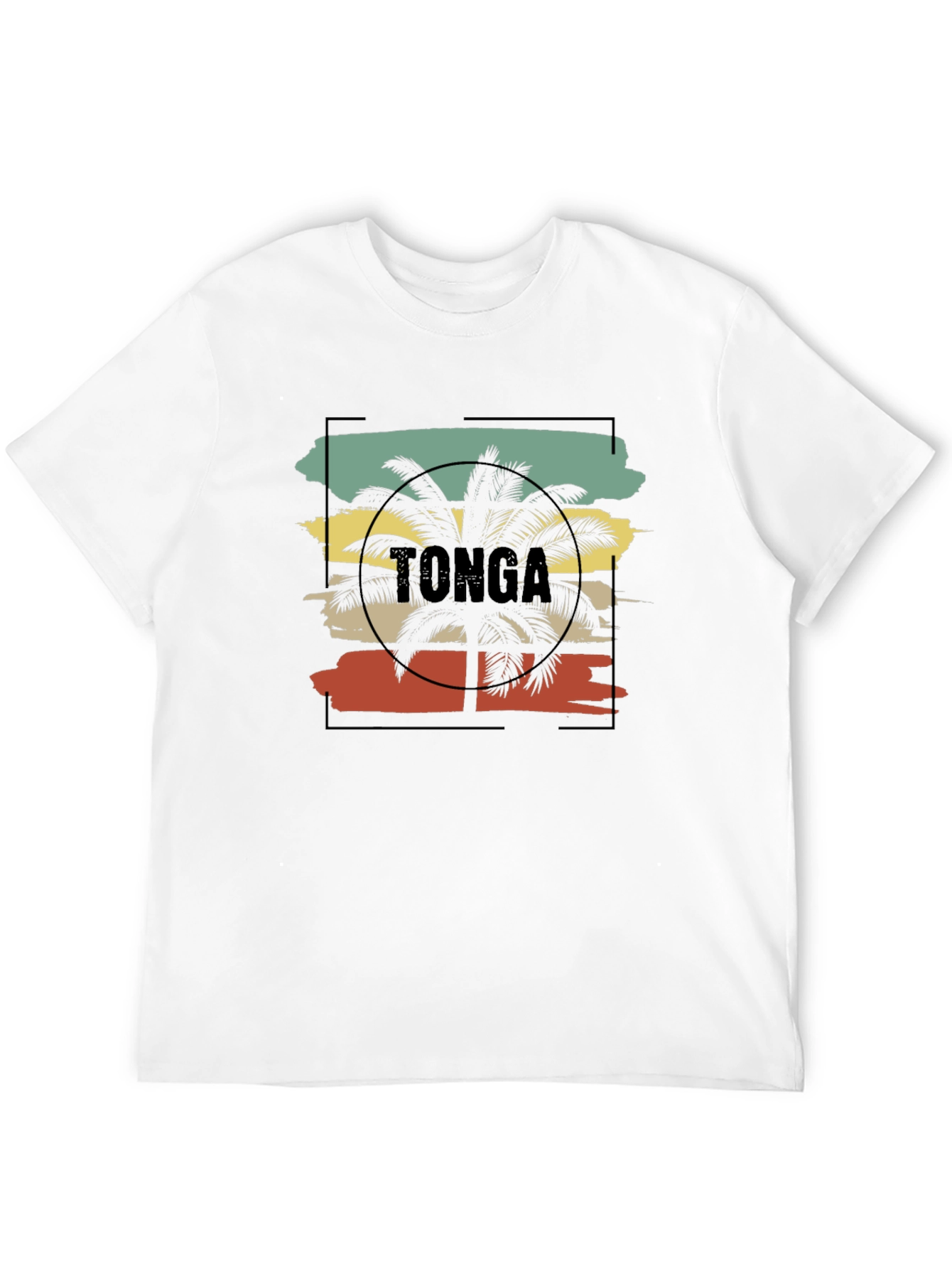 Tonga Palm Tree Graphic Tee