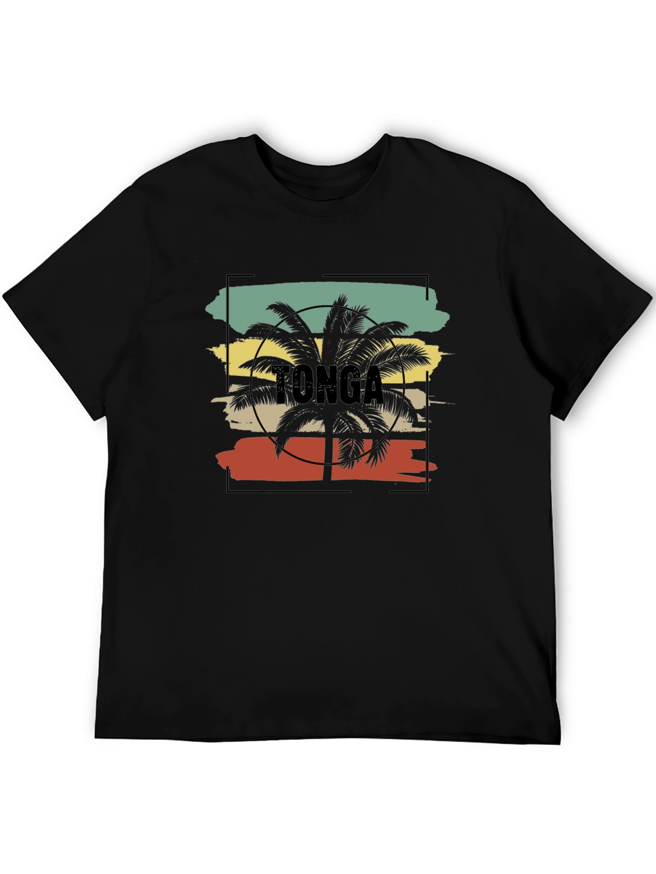 Tonga Palm Tree Graphic Tee