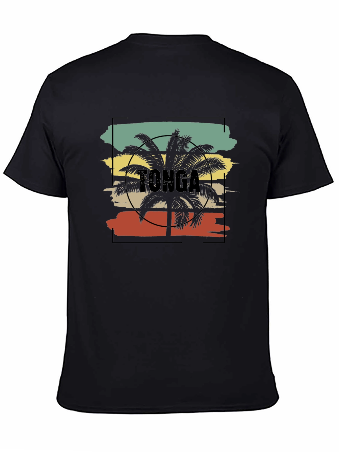 Tonga Palm Tree Graphic Tee