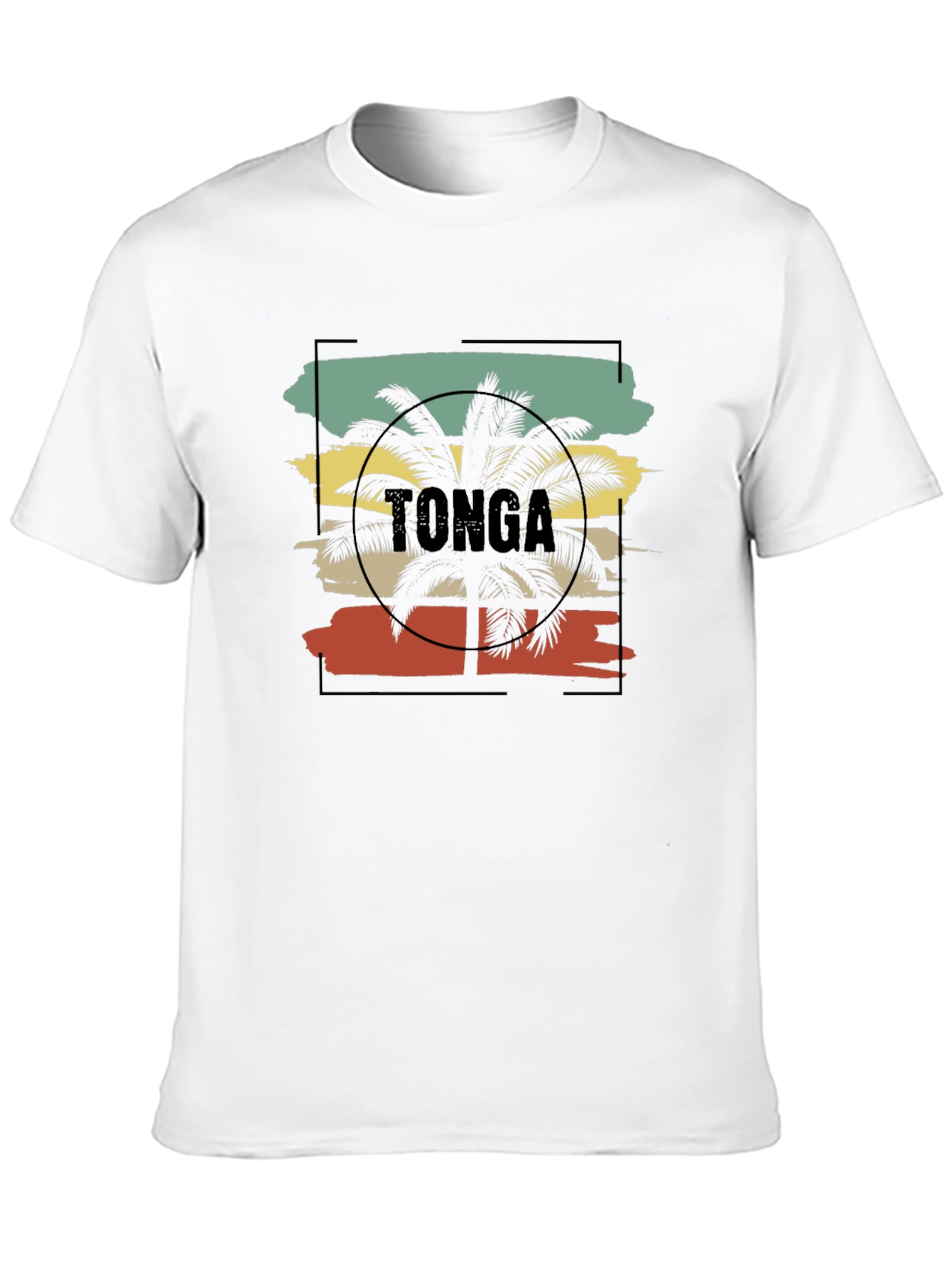 Tonga Palm Tree Graphic Tee