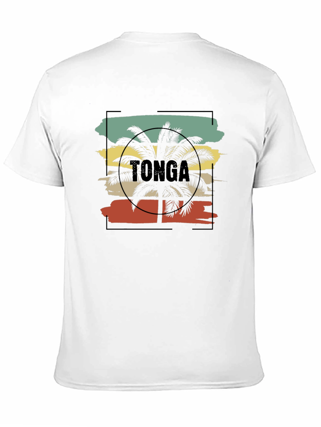 Tonga Palm Tree Graphic Tee