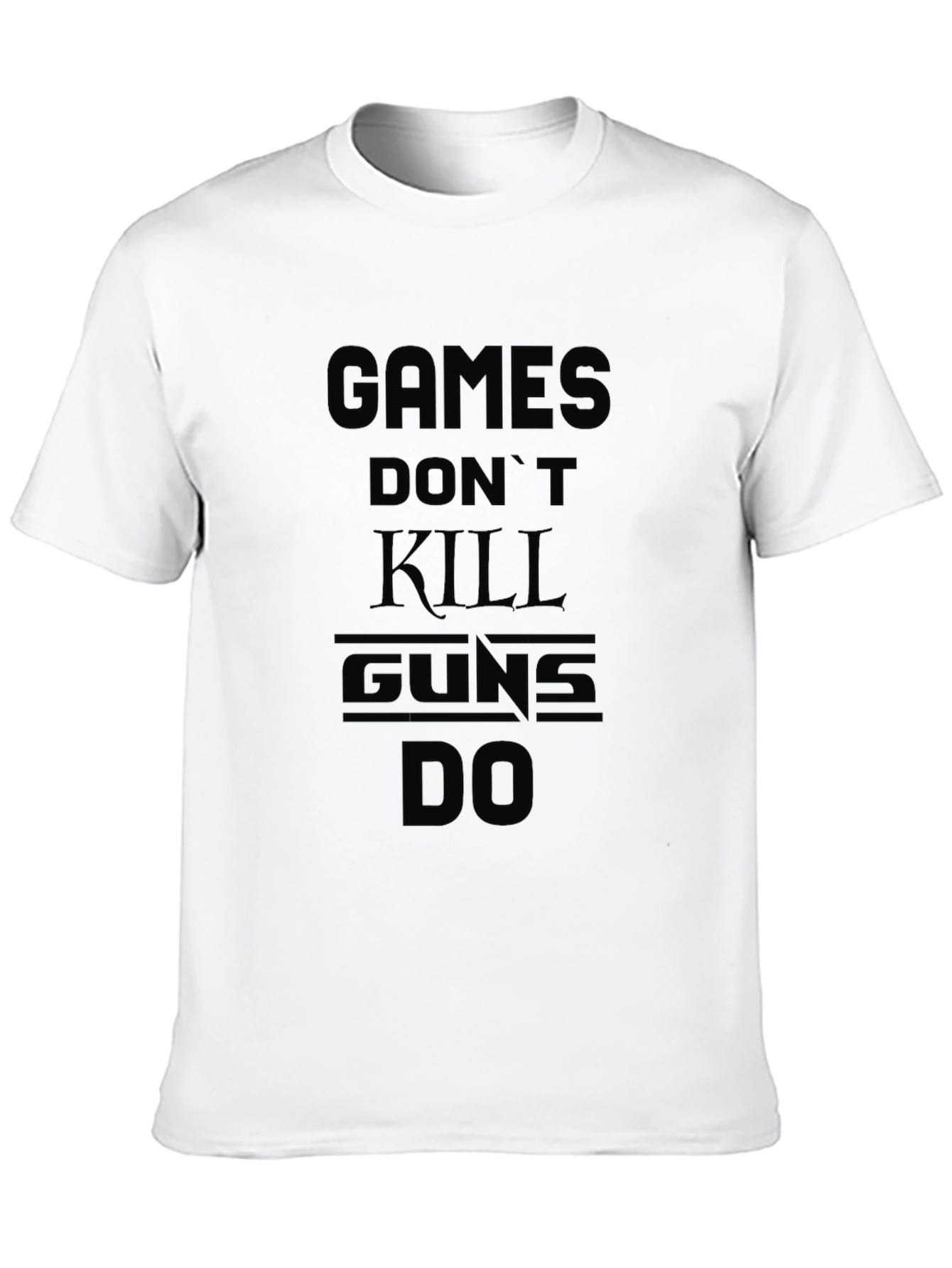 Games Dont Kill Guns Do - Graphic T-Shirt