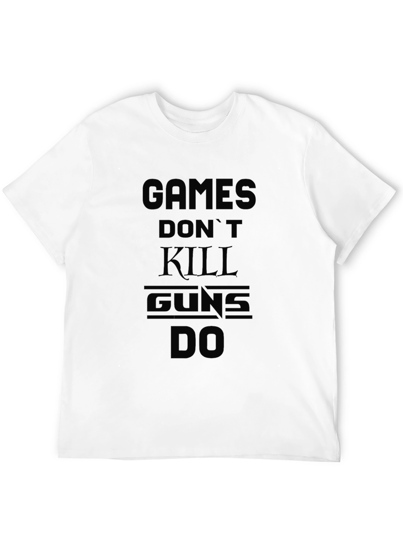 Games Dont Kill Guns Do - Graphic T-Shirt