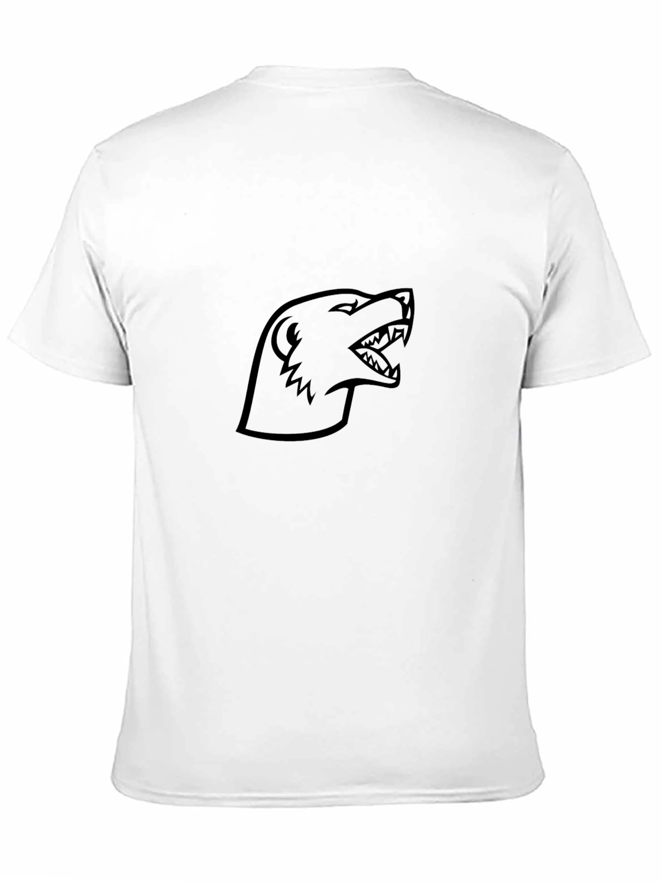 Black T-Shirt with Aggressive Badger Graphic