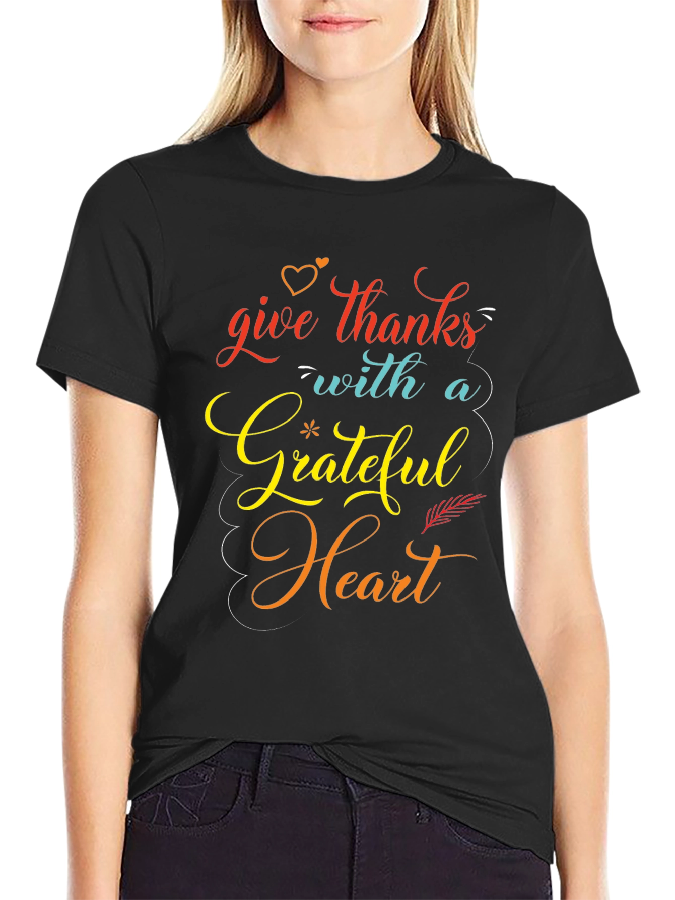 Give Thanks Grateful Heart T-Shirt