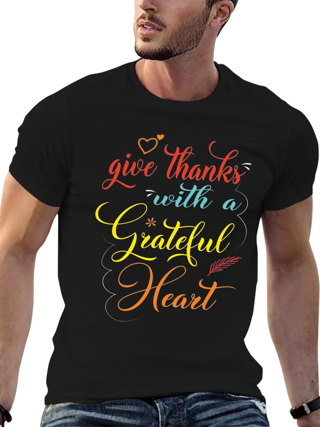 Give Thanks Grateful Heart T-Shirt