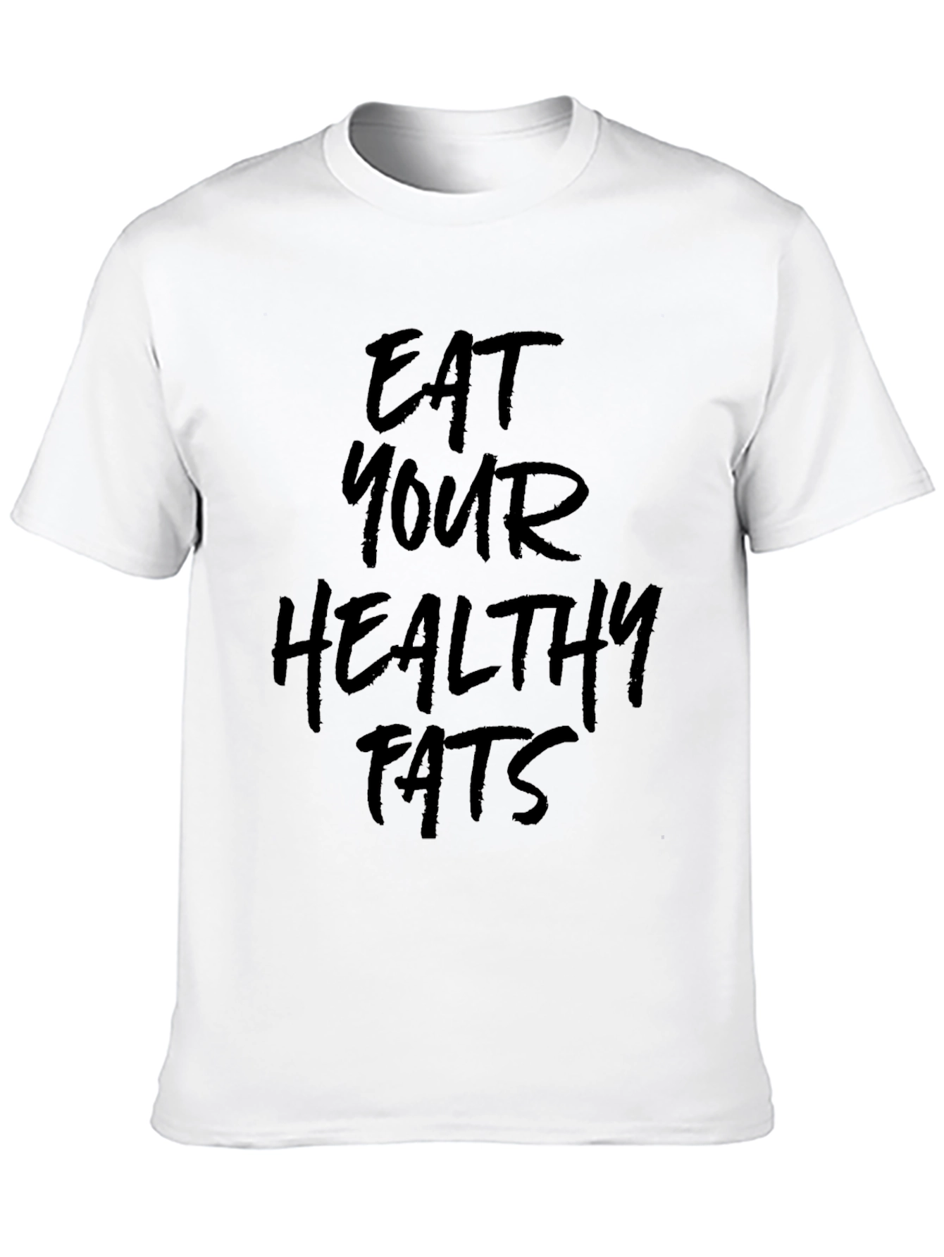 Eat Your Healthy Fats Graphic Tee - Black