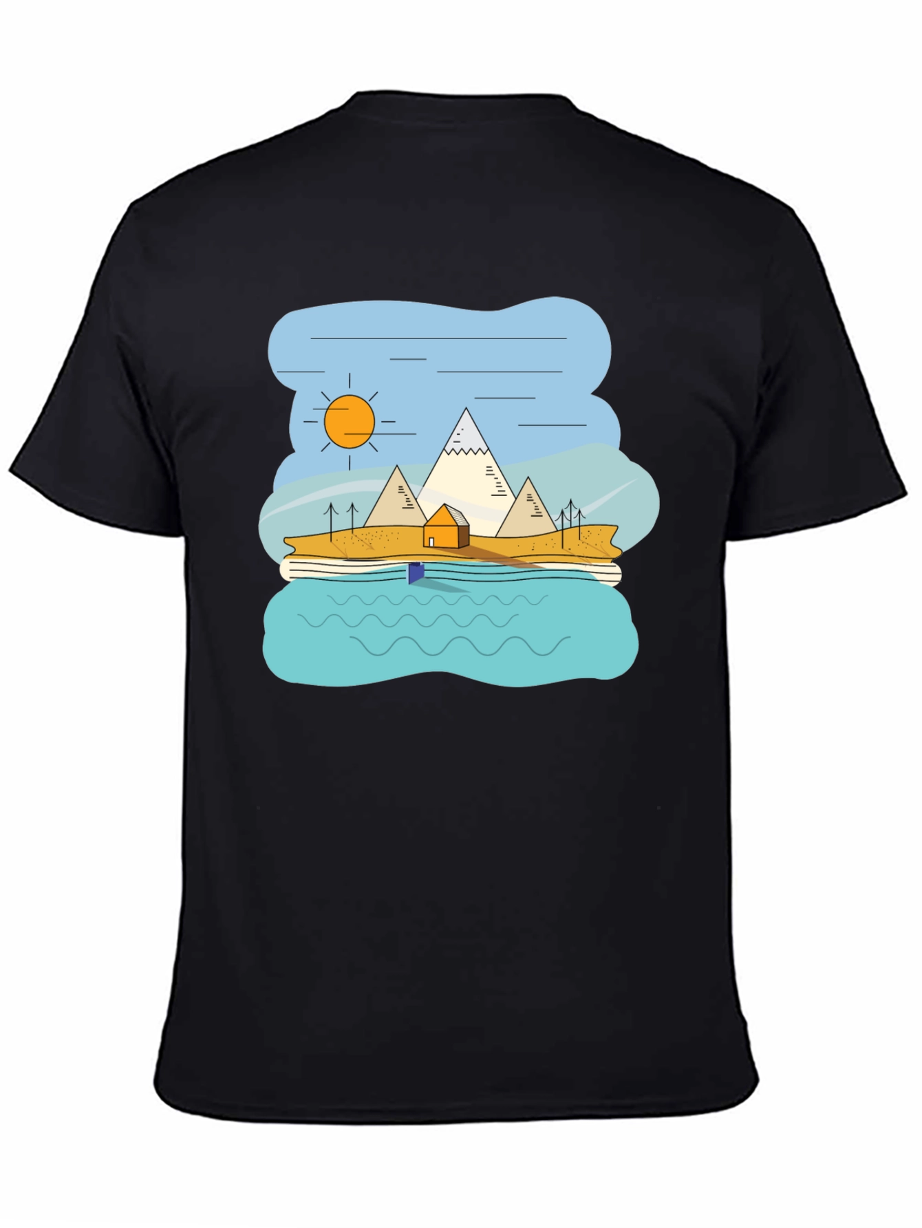 Mountain Landscape Graphic T-Shirt