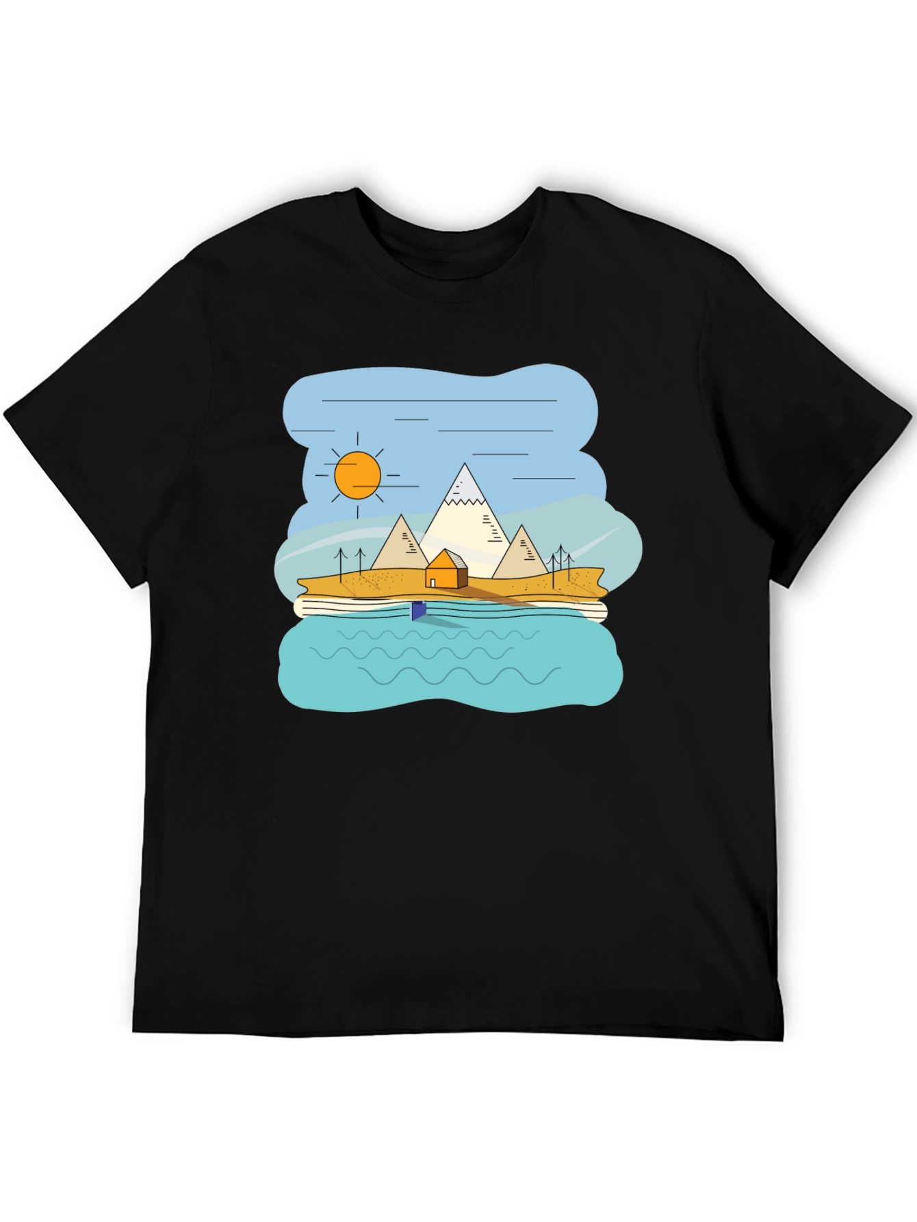 Mountain Landscape Graphic T-Shirt