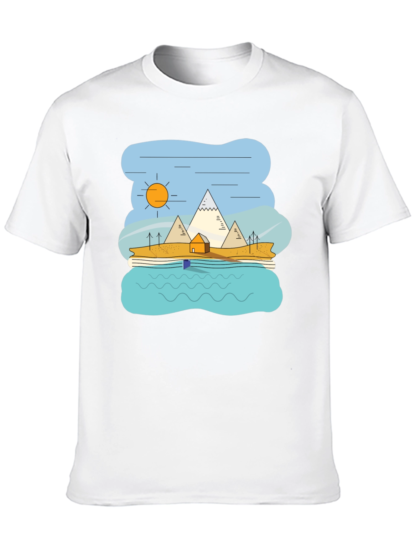 Mountain Landscape Graphic T-Shirt