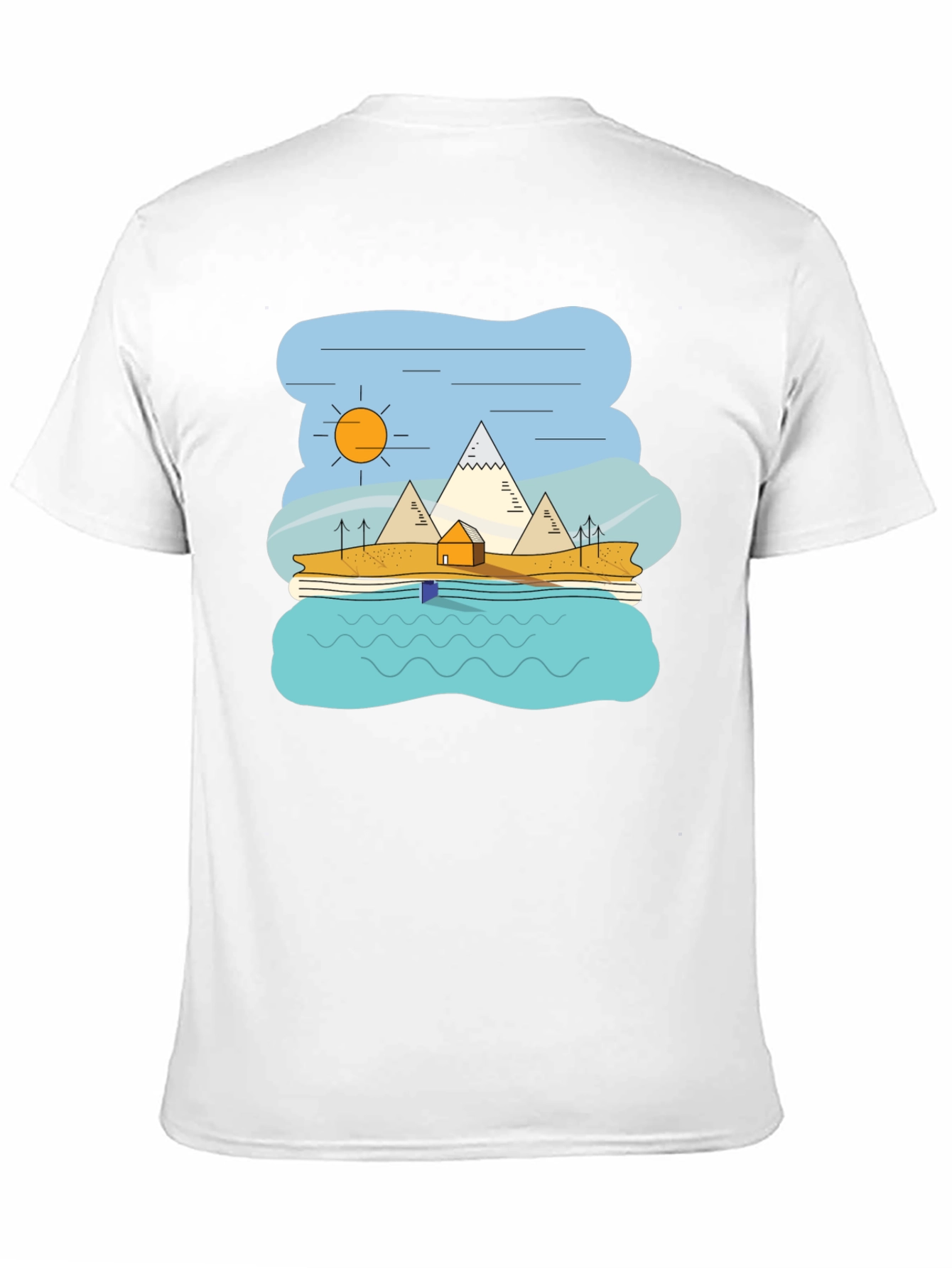 Mountain Landscape Graphic T-Shirt