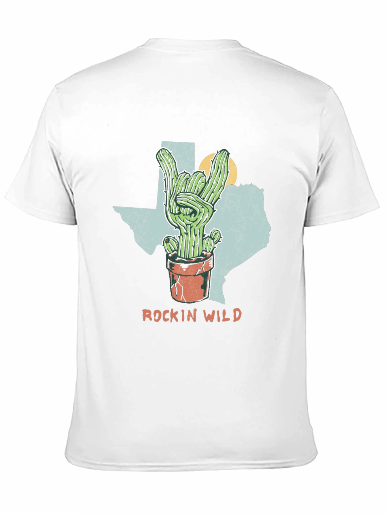 Rockin Wild Cactus Texas Tee