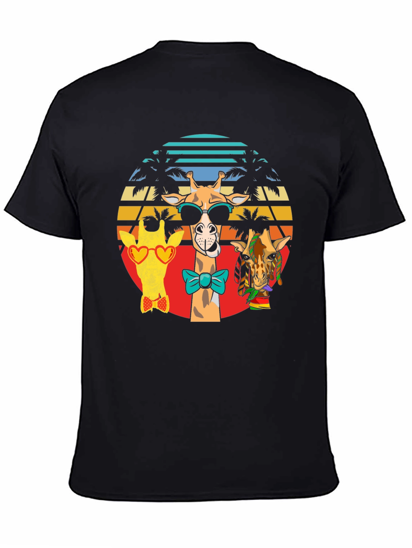 Tropical Giraffe Graphic Tee