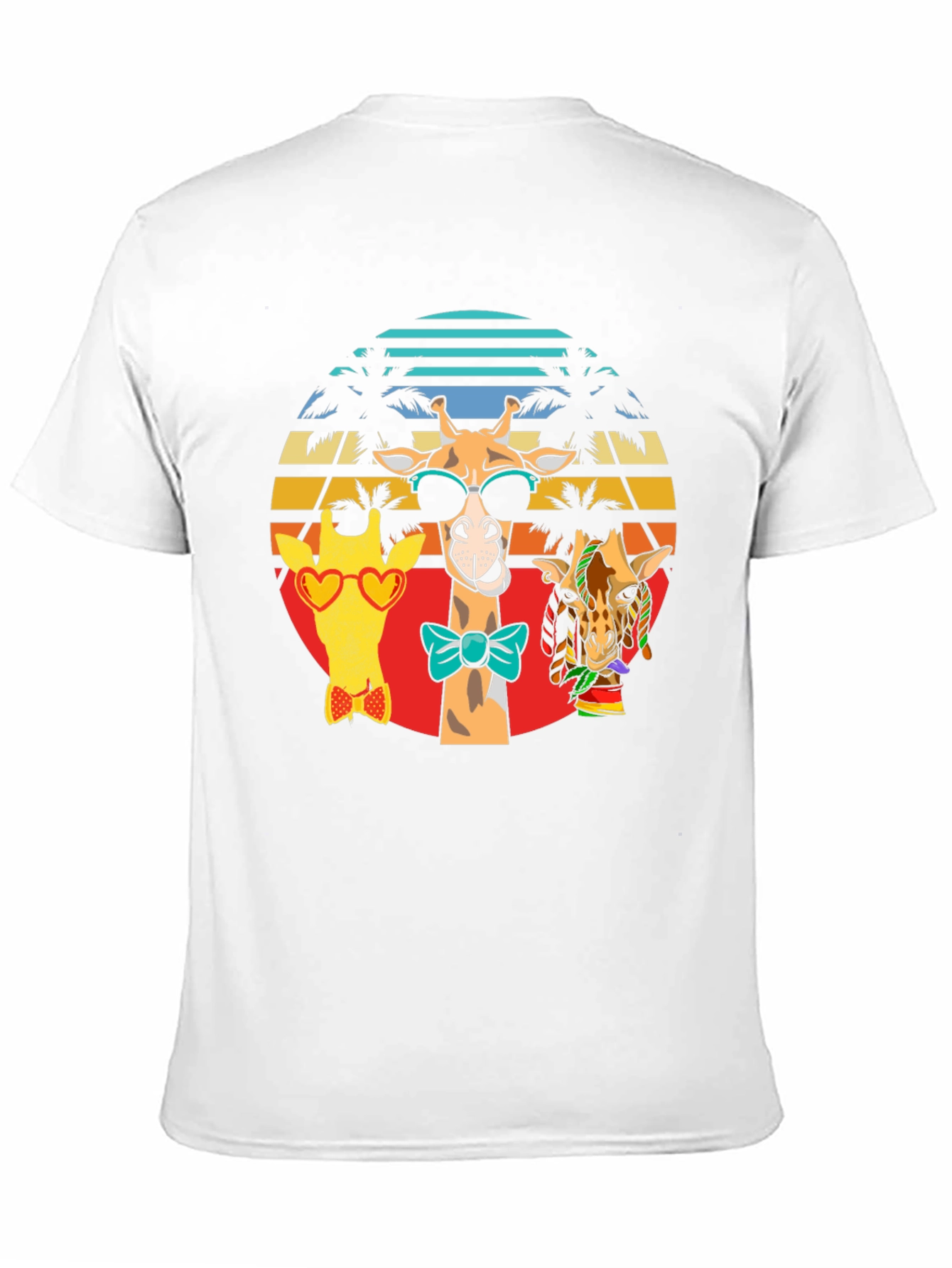 Tropical Giraffe Graphic Tee