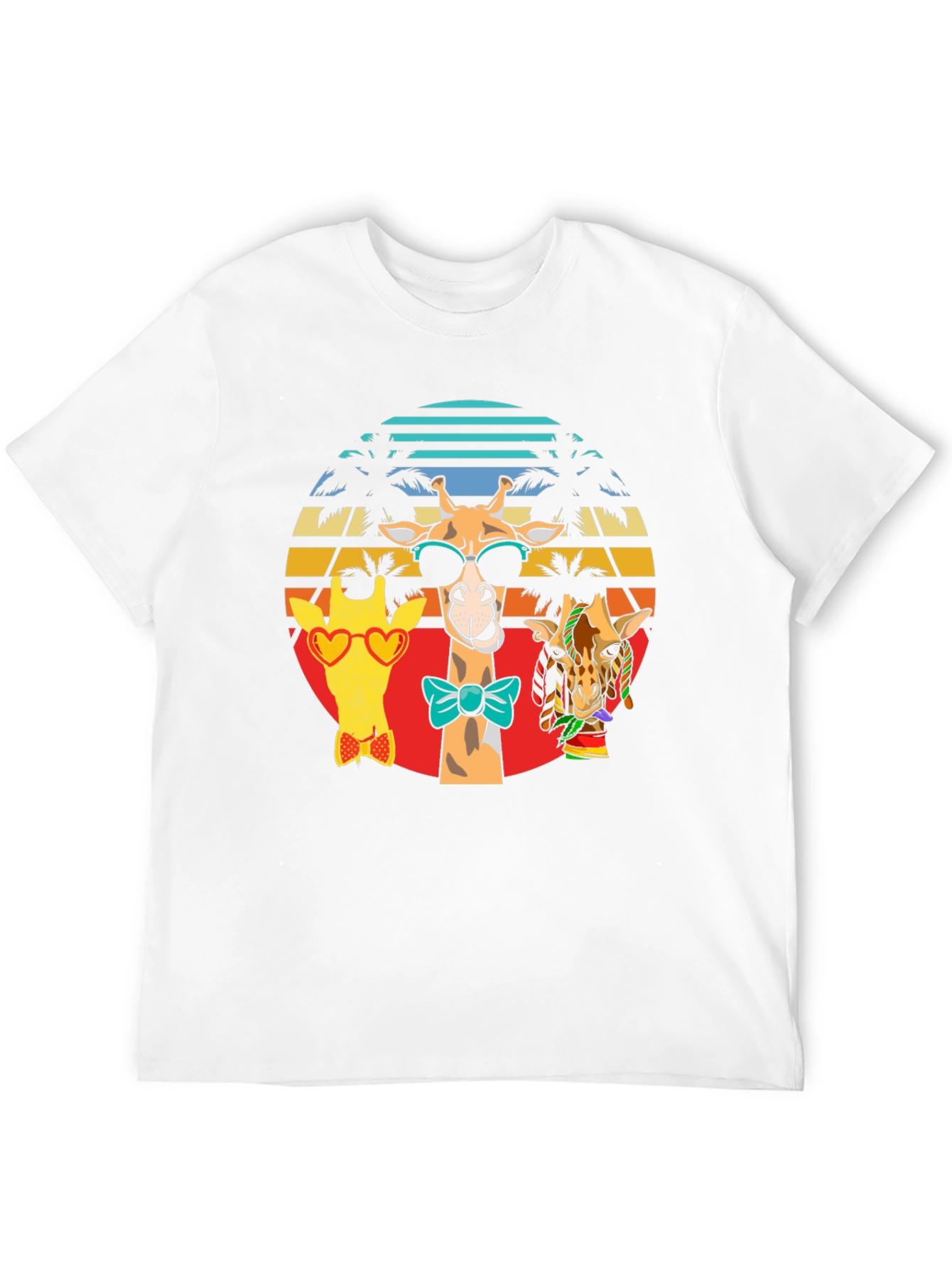 Tropical Giraffe Graphic Tee