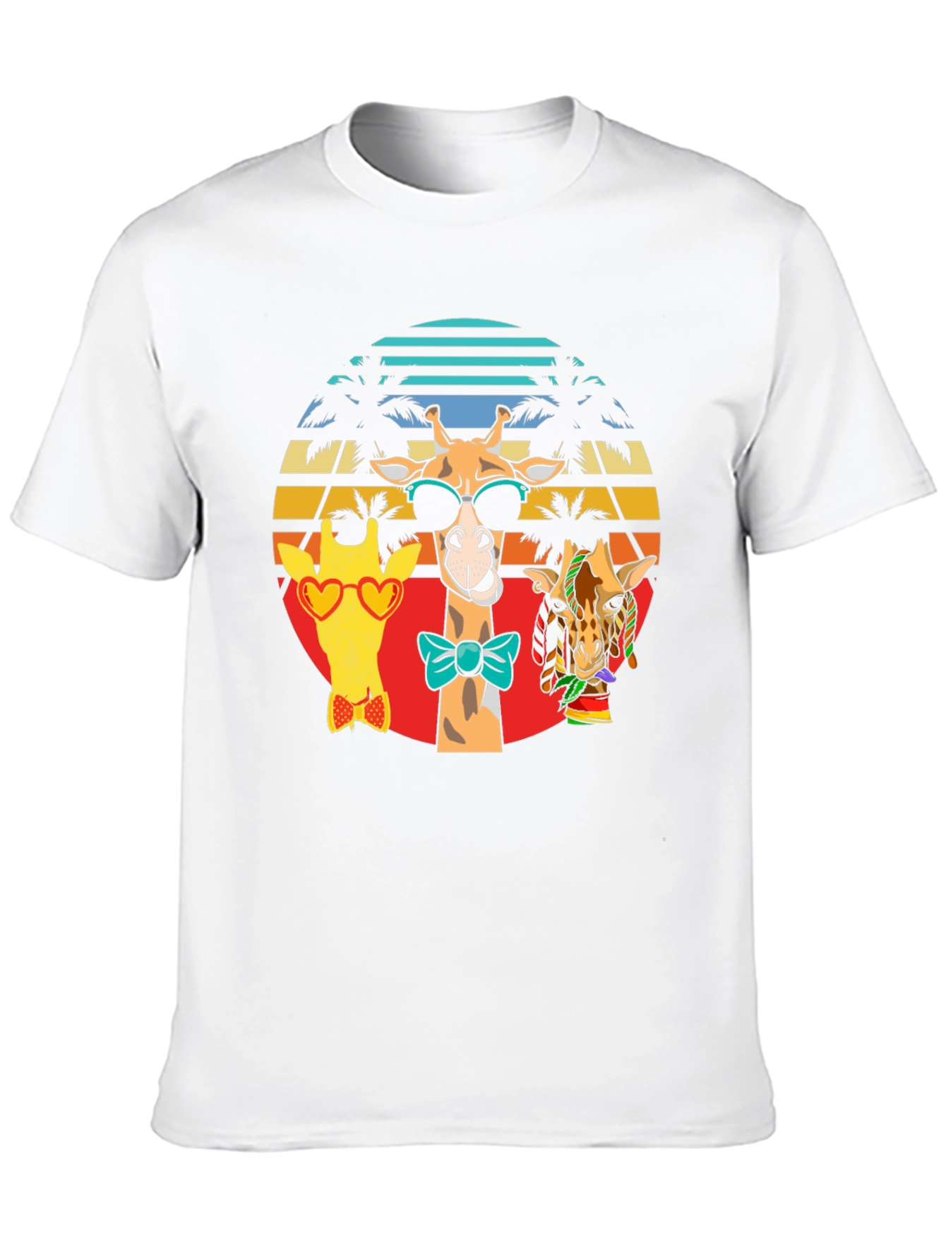 Tropical Giraffe Graphic Tee
