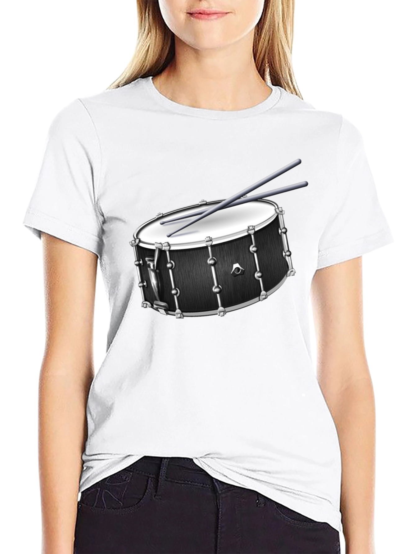 Drum Kit Graphic T-Shirt - Music Lover Tee
