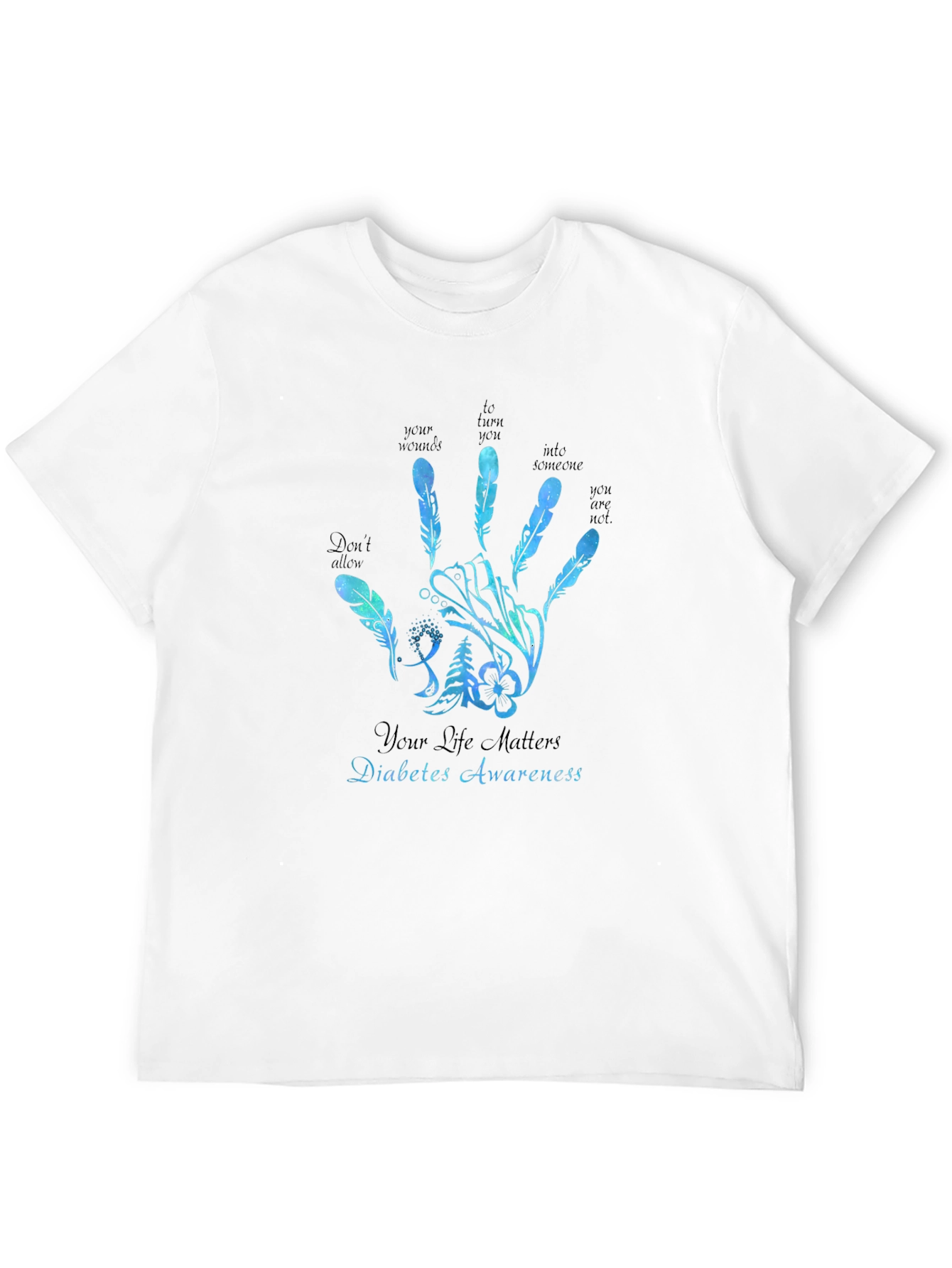 Diabetes Awareness Graphic Tee - Your Life Matters T-Shirt