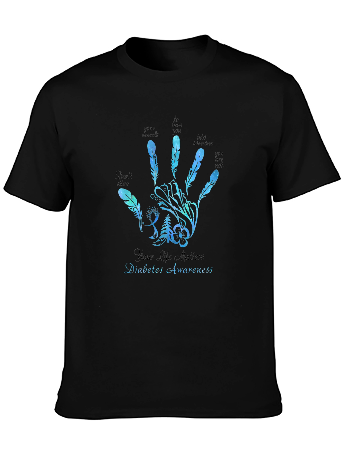 Diabetes Awareness Graphic Tee - Your Life Matters T-Shirt