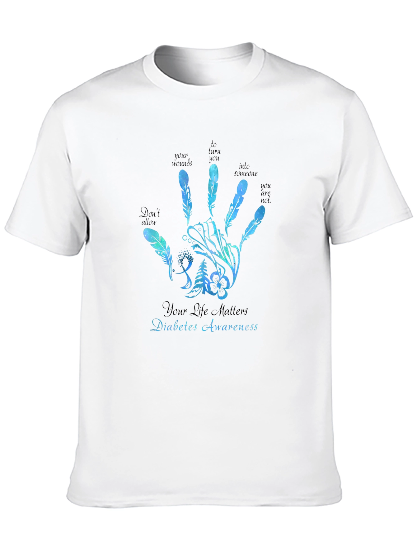 Diabetes Awareness Graphic Tee - Your Life Matters T-Shirt