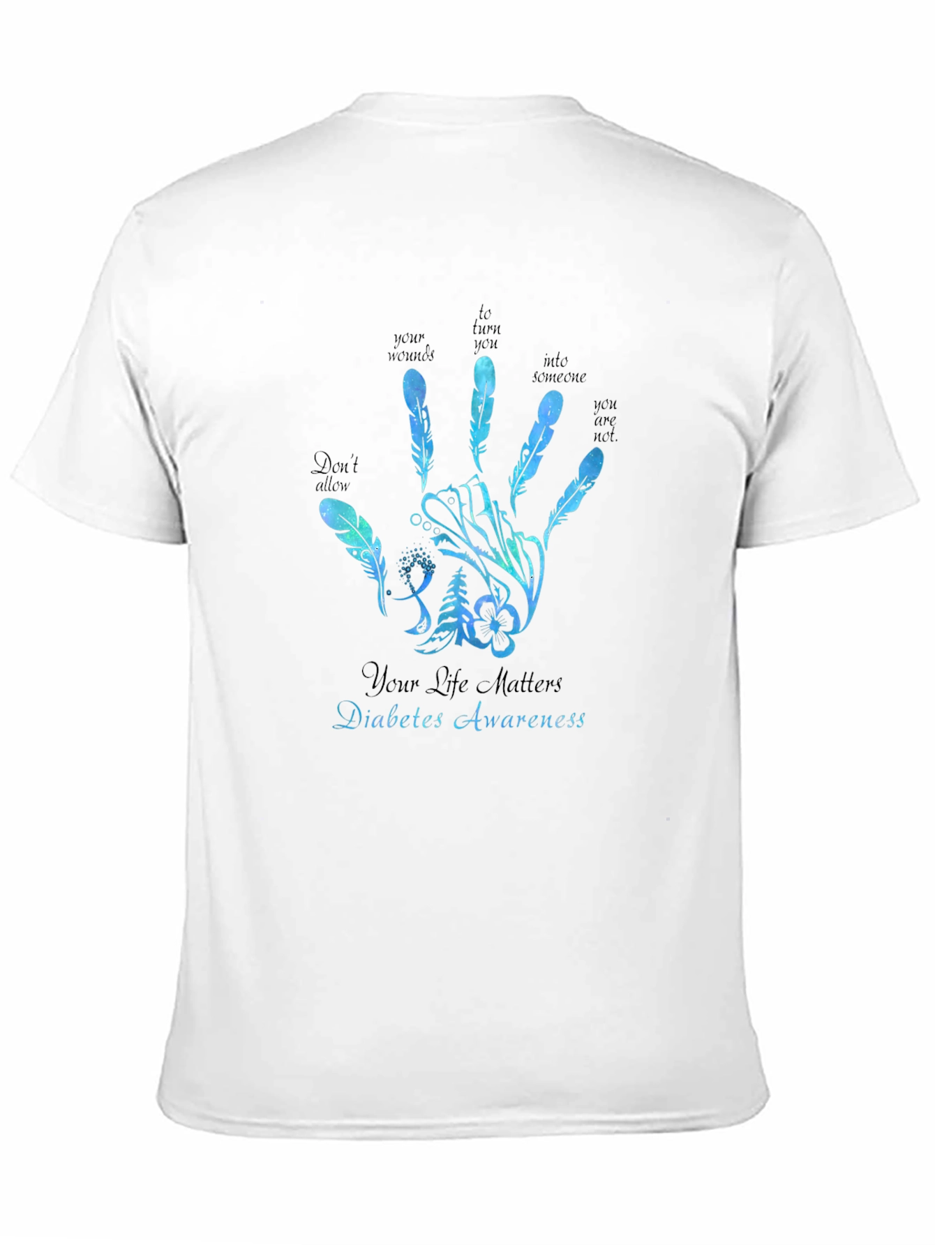 Diabetes Awareness Graphic Tee - Your Life Matters T-Shirt