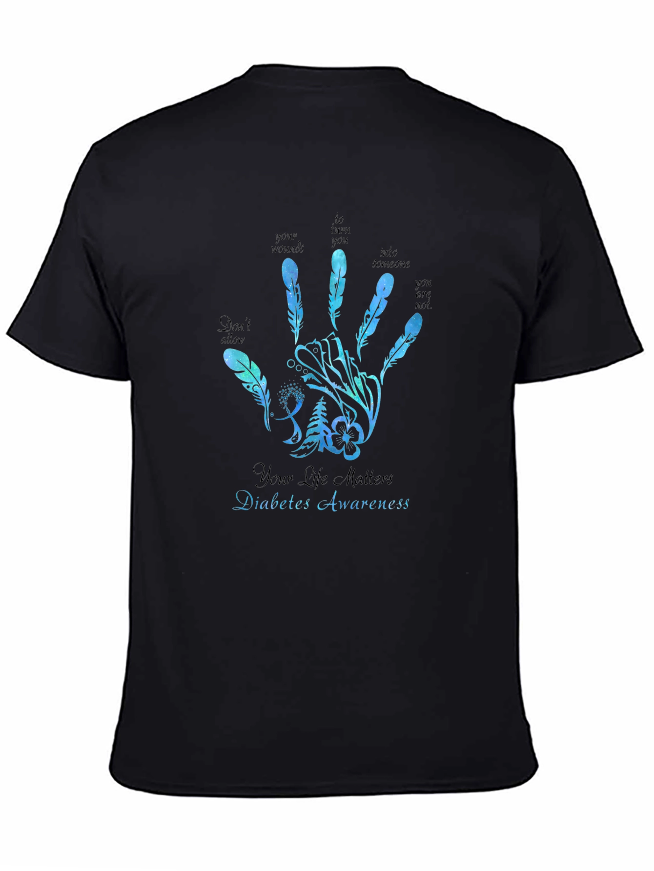 Diabetes Awareness Graphic Tee - Your Life Matters T-Shirt