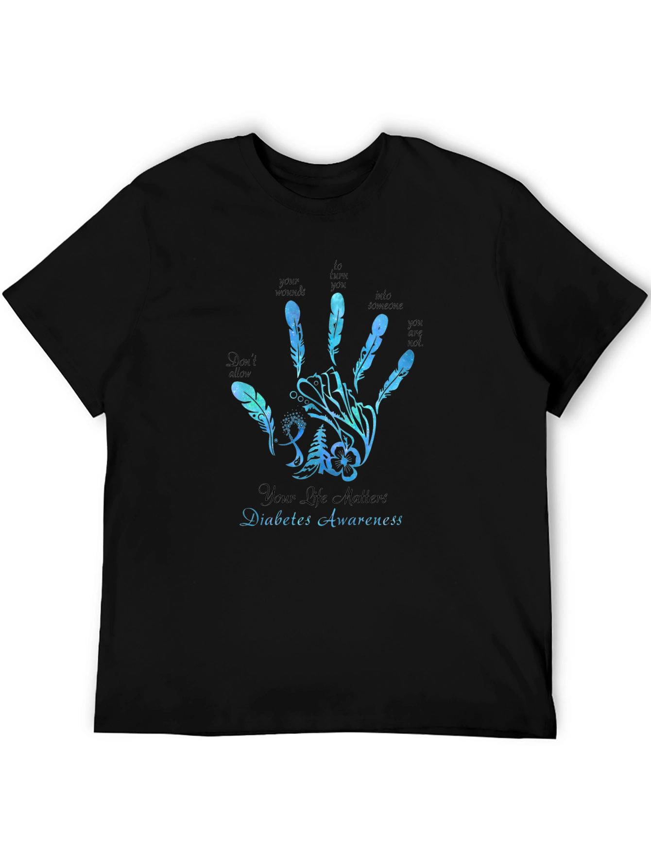Diabetes Awareness Graphic Tee - Your Life Matters T-Shirt