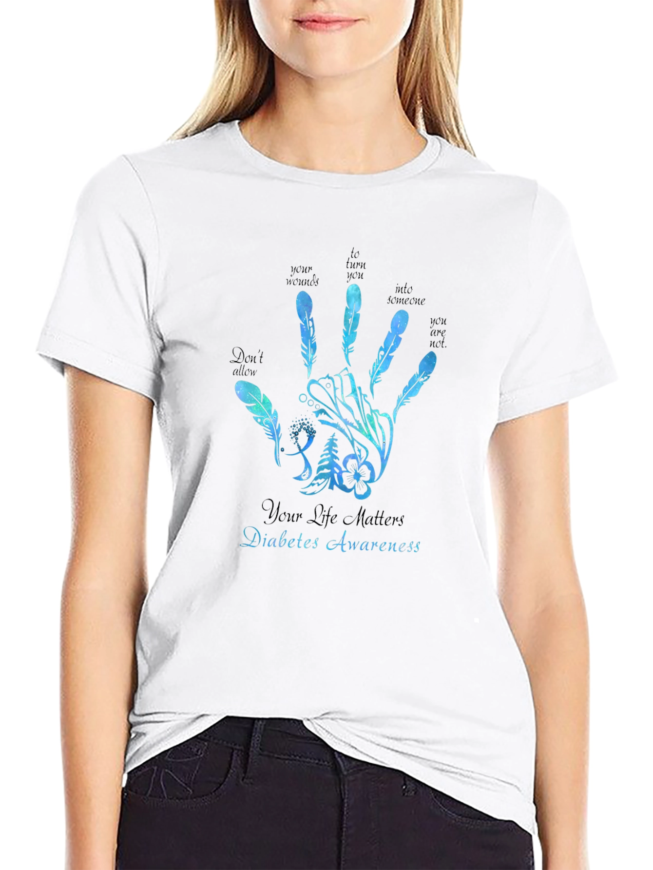 Diabetes Awareness Graphic Tee - Your Life Matters T-Shirt