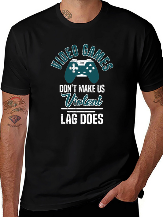 Video Games Lag Violent T-Shirt