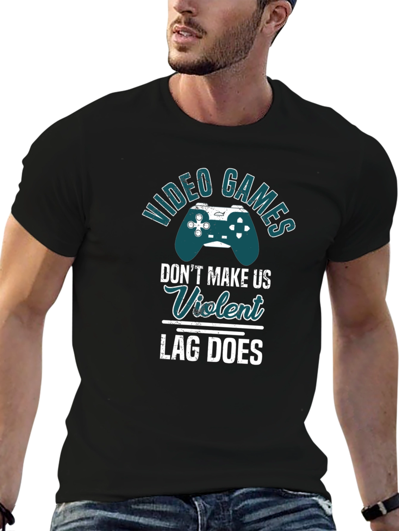 Video Games Lag Violent T-Shirt