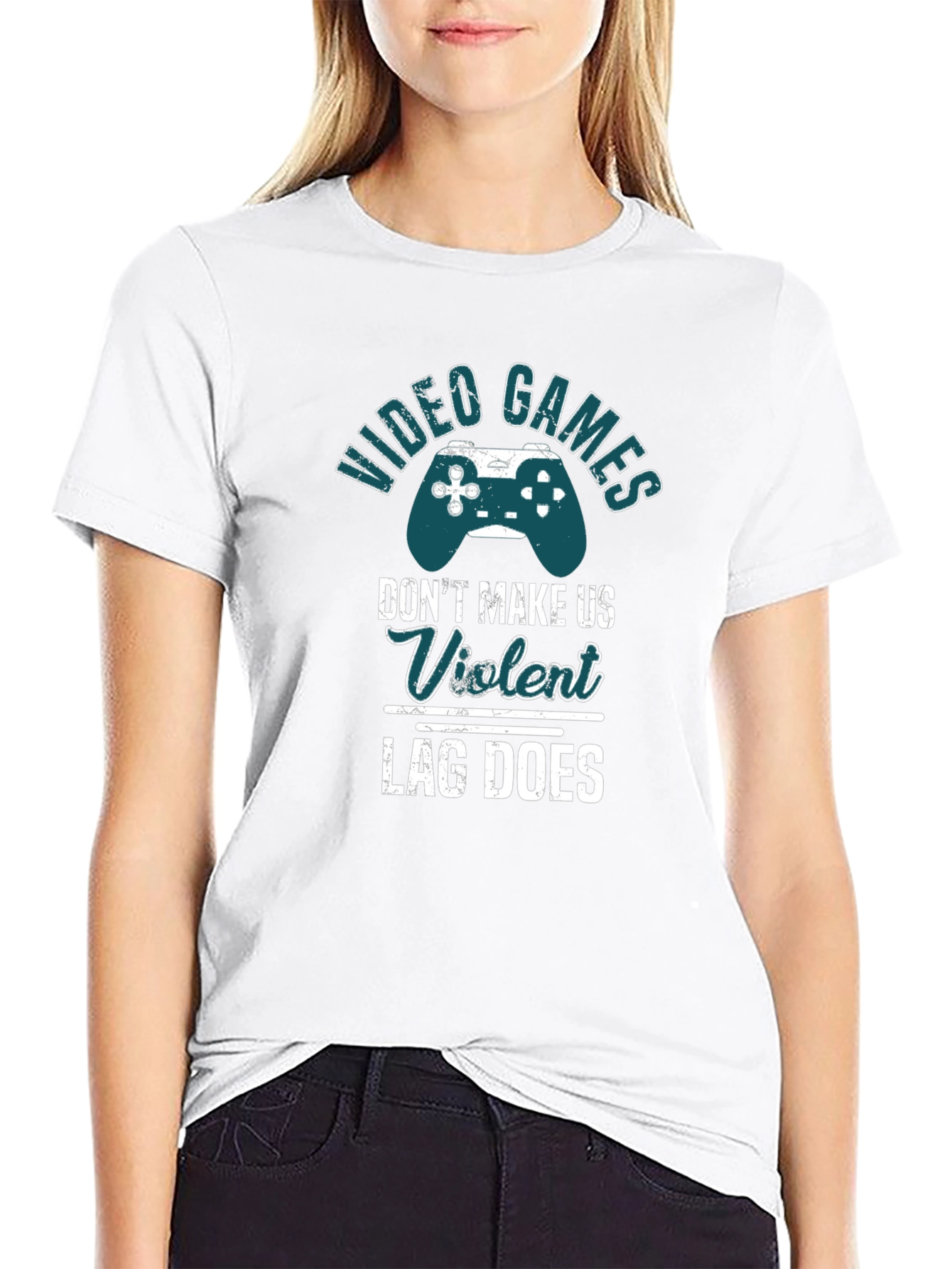 Video Games Lag Violent T-Shirt