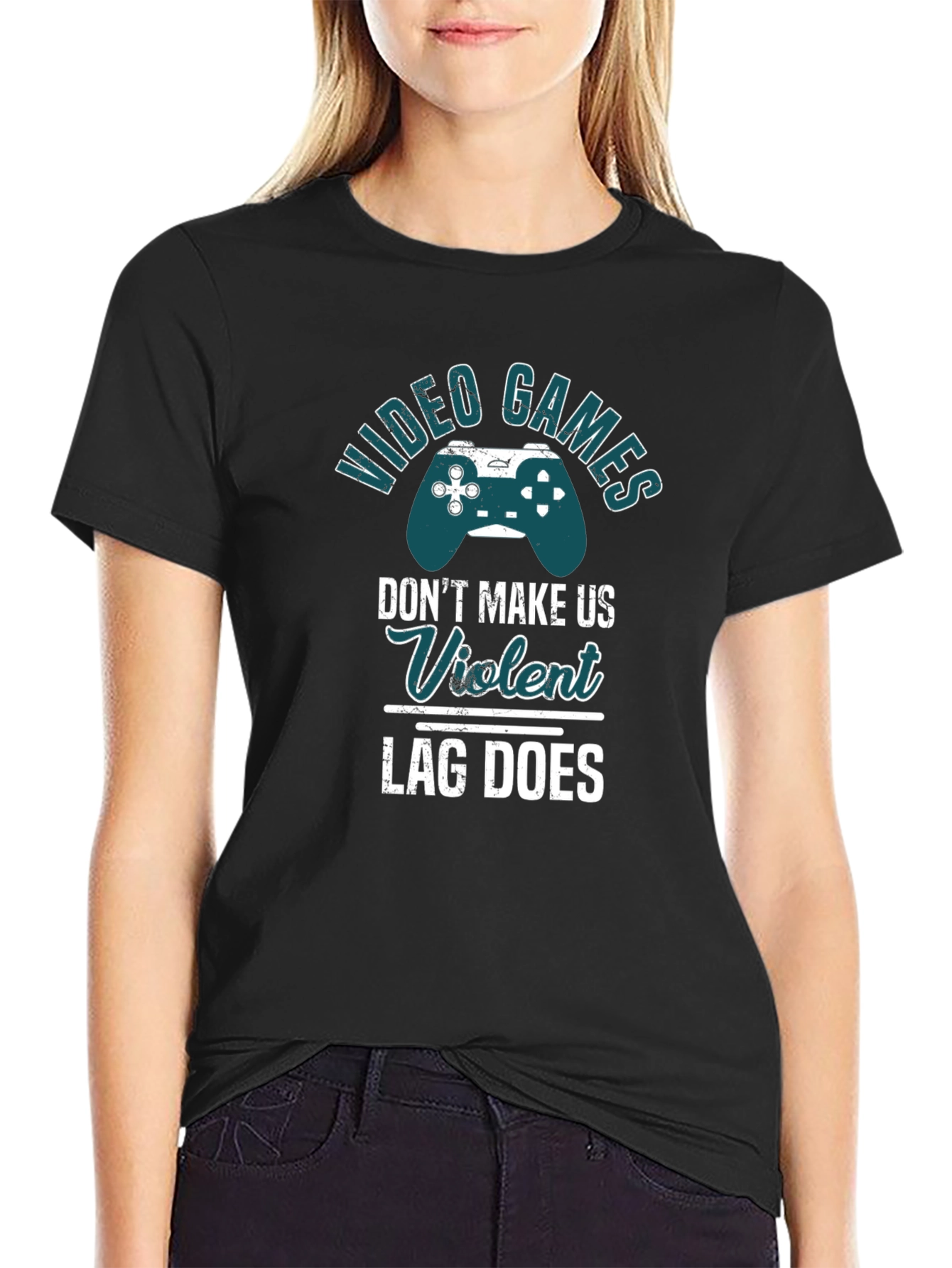 Video Games Lag Violent T-Shirt