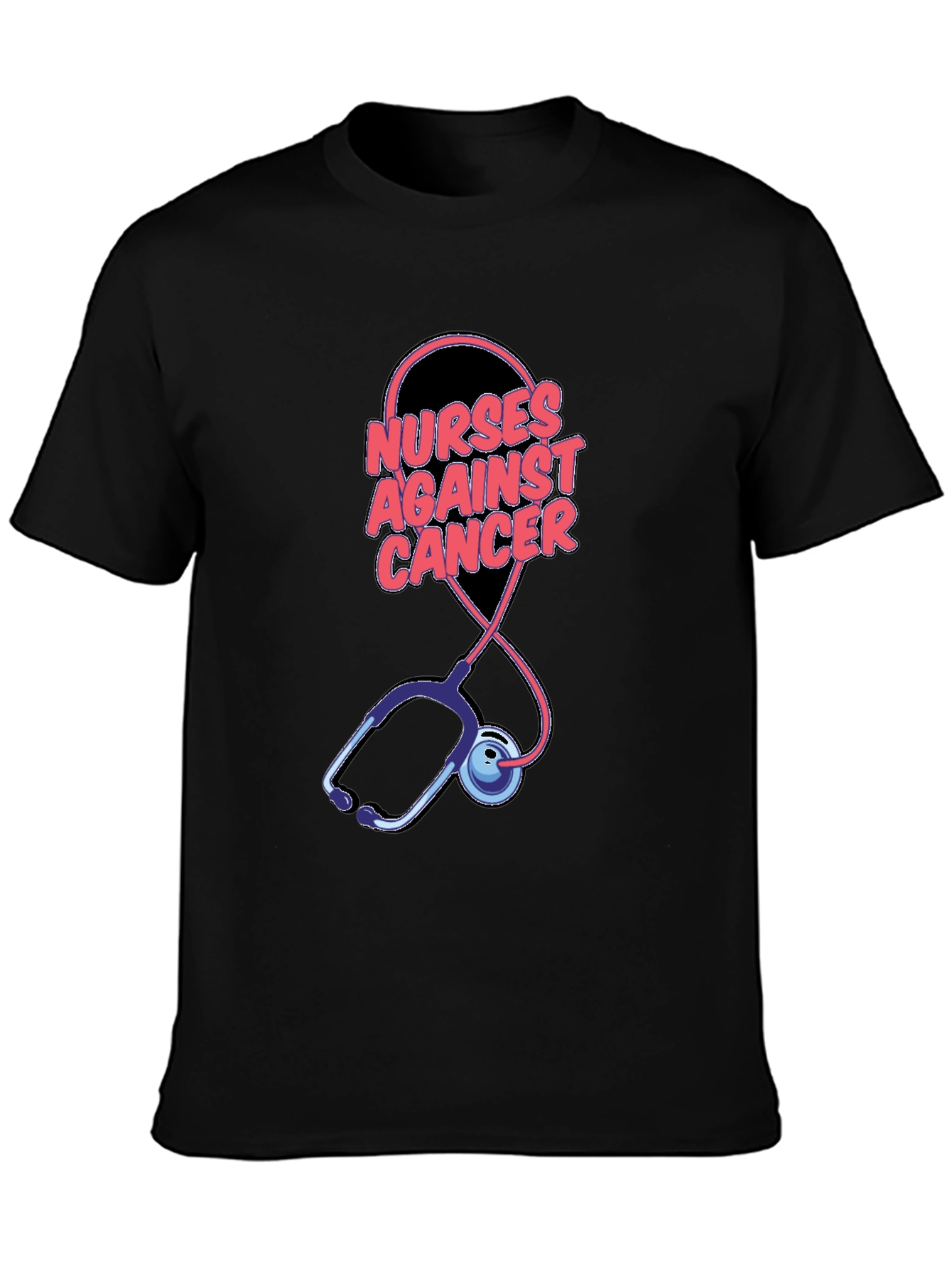 Nurses Against Cancer Graphic T-Shirt