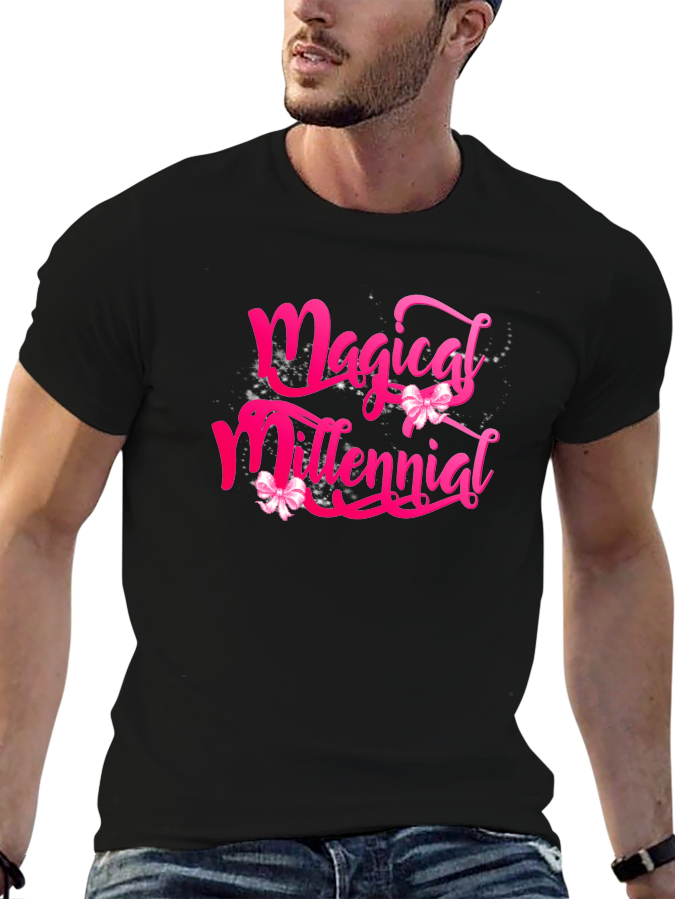 Magical Millennial Black T-Shirt
