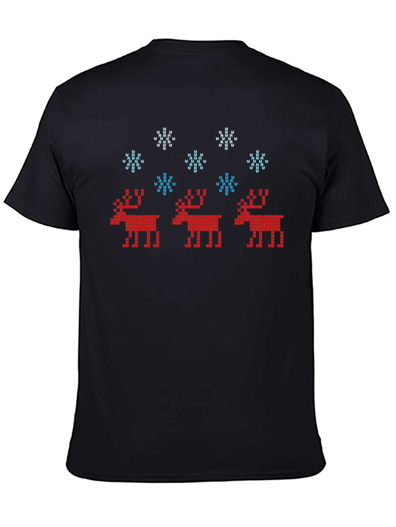 Ugly Christmas Sweater Reindeer T-Shirt