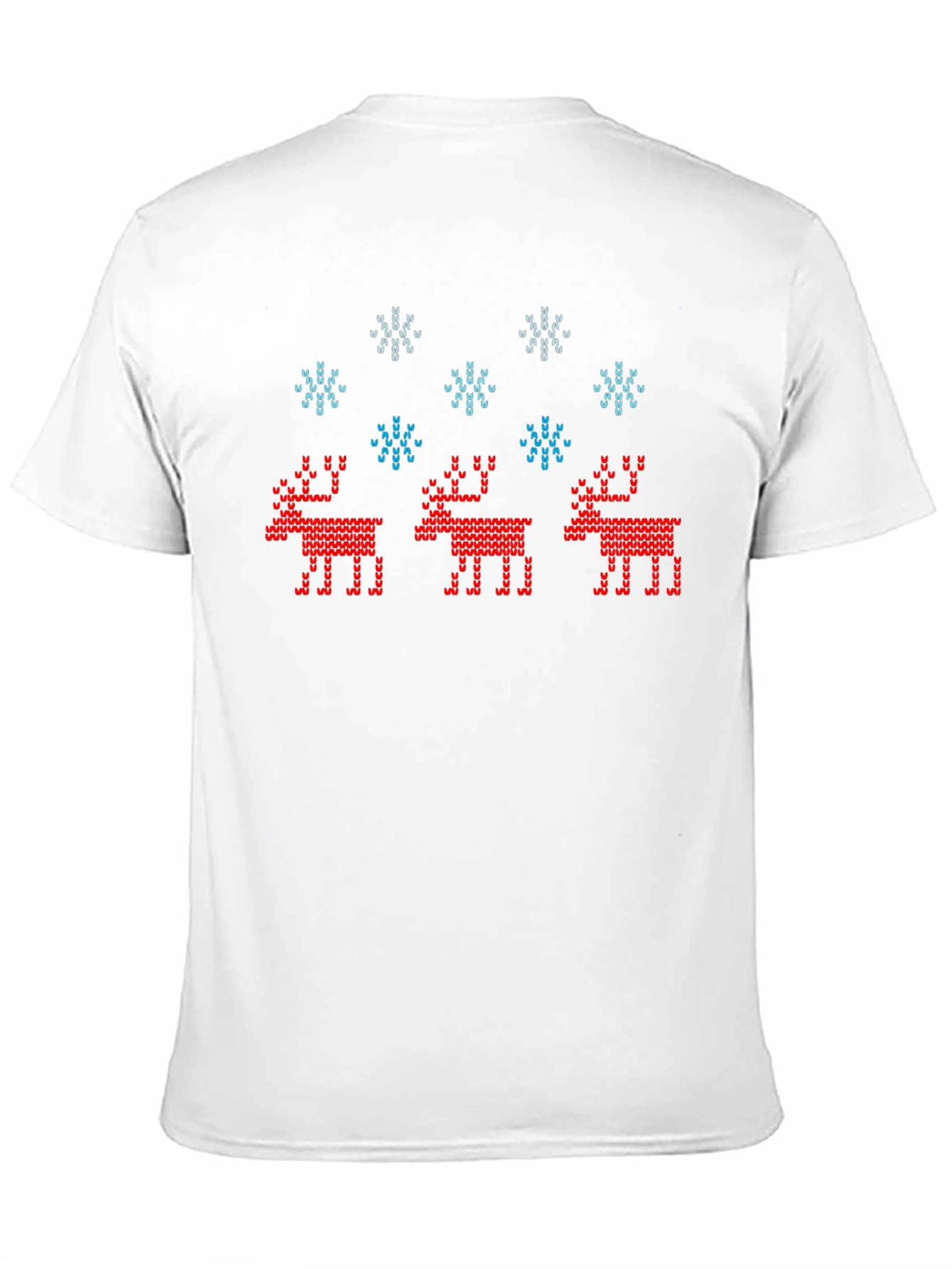 Ugly Christmas Sweater Reindeer T-Shirt
