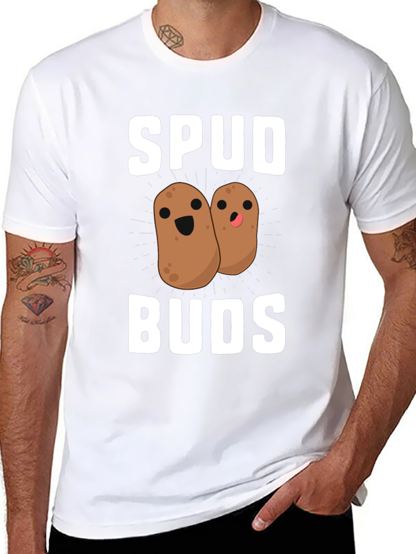 Spud Buds Graphic T-Shirt - Fun Potato Tee