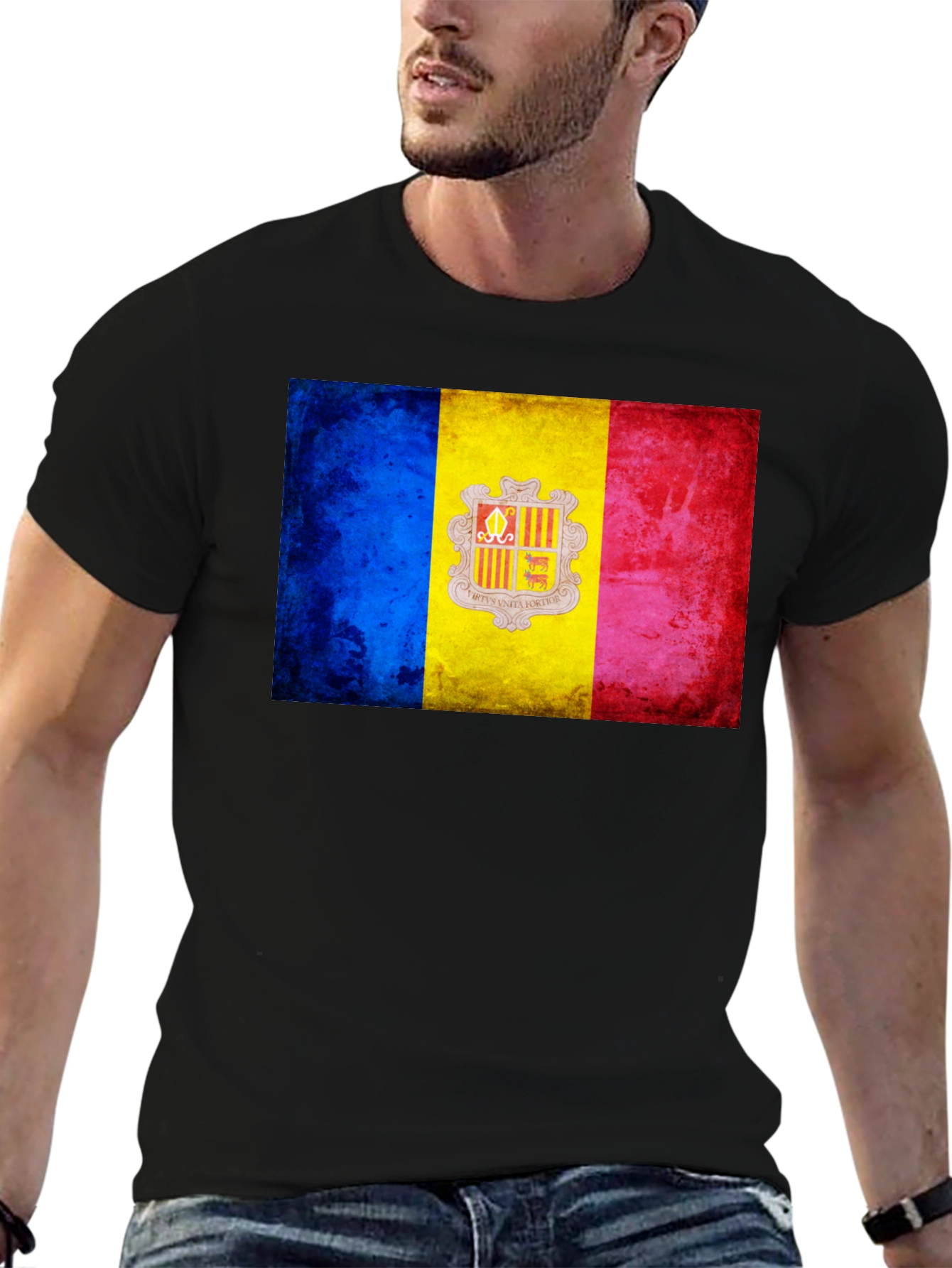 Andorra Flag T-Shirt - Country Pride Tee
