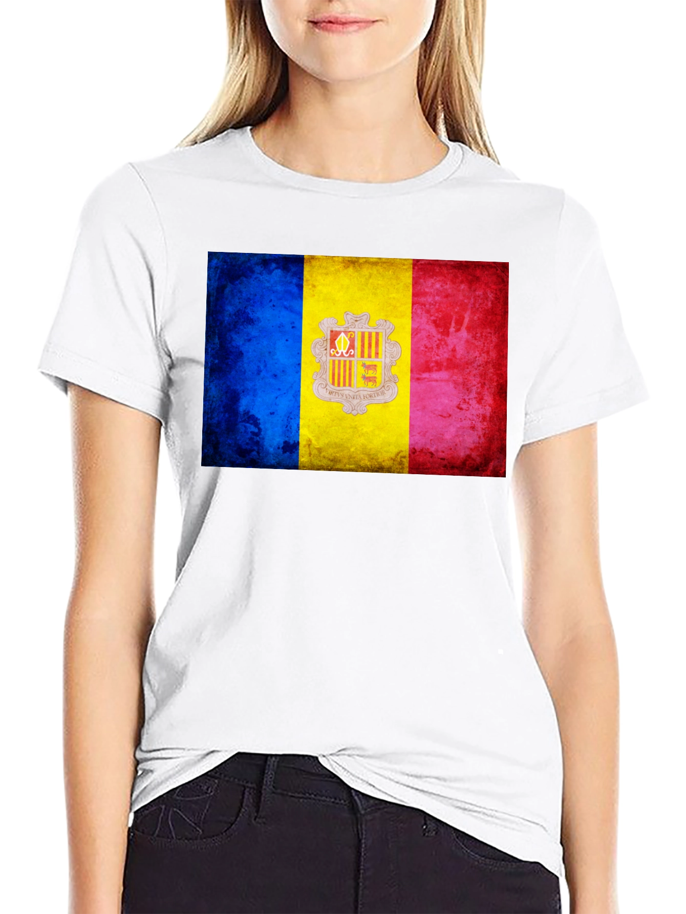 Andorra Flag T-Shirt - Country Pride Tee