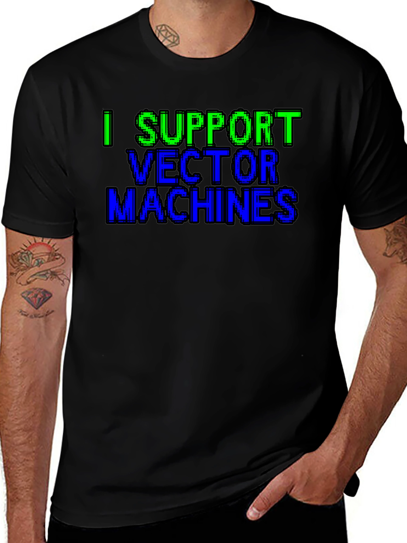 I Support Vector Machines Graphic Tee