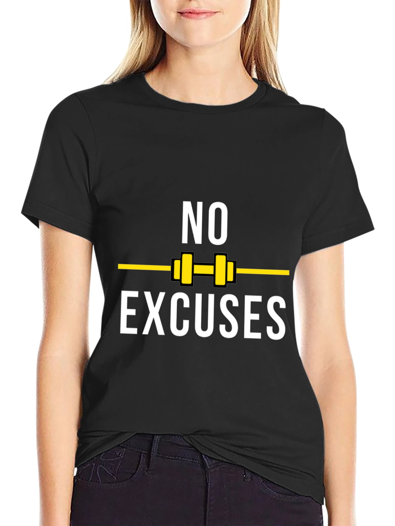 No Excuses Fitness T-Shirt - Gym Motivation