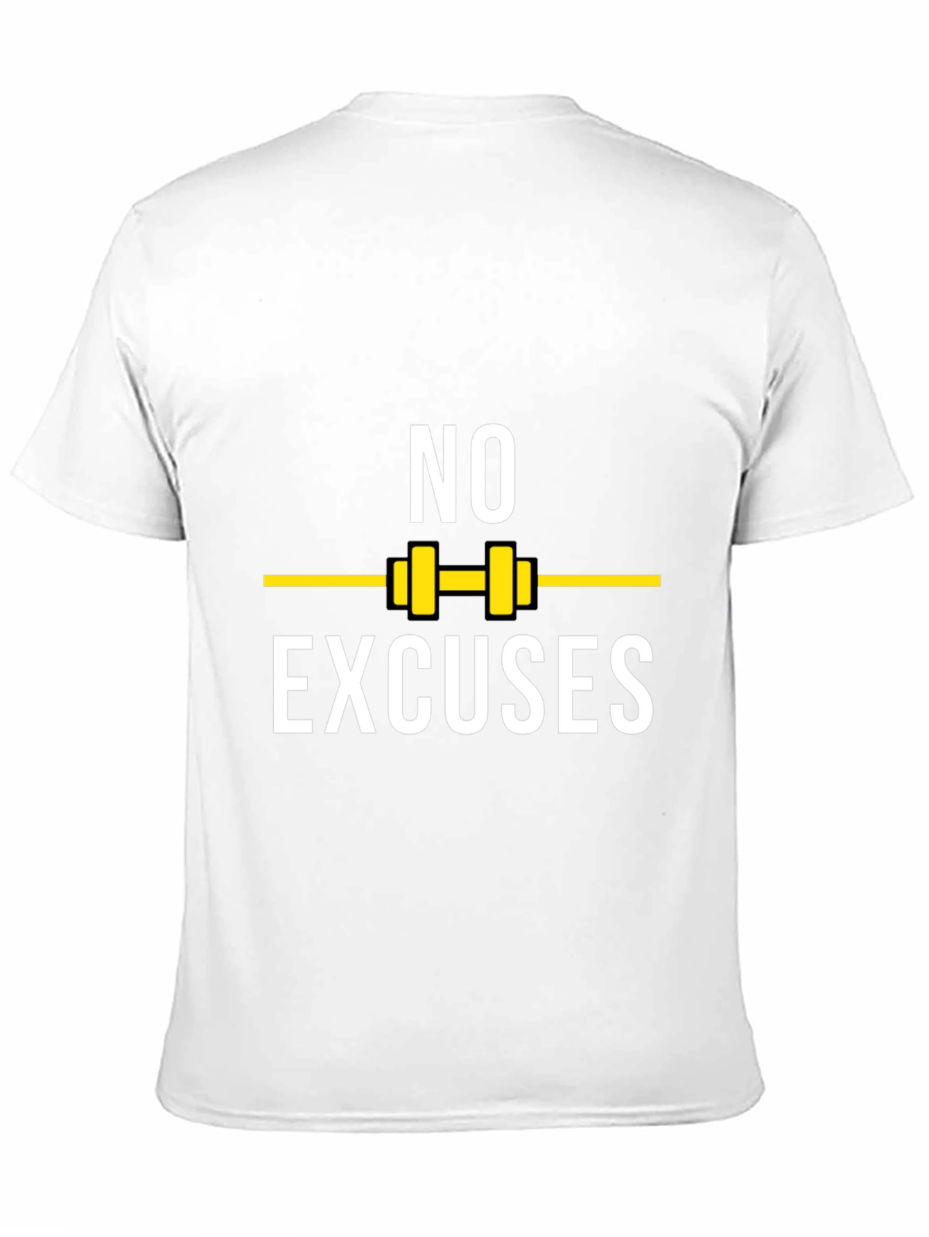 No Excuses Fitness T-Shirt - Gym Motivation